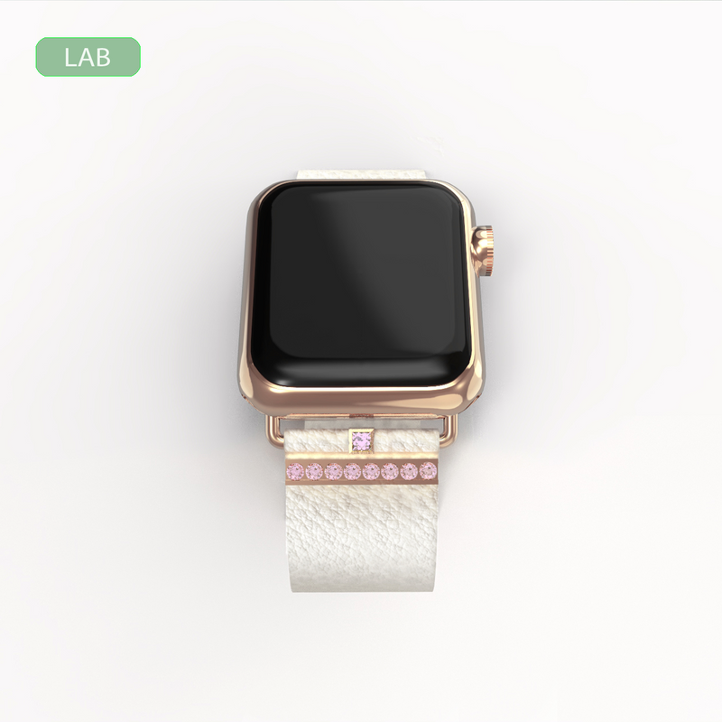 Apple Watch Band with Labgrown Diamond Watchstrap