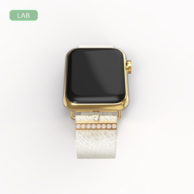 Apple Watch Band with Labgrown Diamond Watchstrap